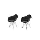 Conjunto com 2 Cadeiras para Sala de Jantar Arm Eiffel