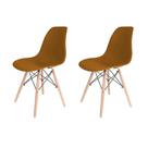 Conjunto com 2 Cadeiras para Sala de Jantar Eames Pp Dsw