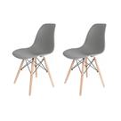 Conjunto com 2 Cadeiras para Sala de Jantar Eames Pp Dsw