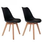 Conjunto com 2 Cadeiras para Sala de Jantar Saarinen Pp