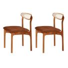 Conjunto com 2 Cadeiras Premium em Madeira Maciça Monaco Conjunto com 2 Cadeiras Premium em Madeira Maciça Monaco