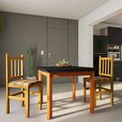 Conjunto com 2 Cadeiras Ricci Marrom