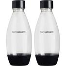 Conjunto com 2 Garrafas Plásticas 500ml Preta SodaStream Conjunto com 2 Garrafas Plásticas 500ml Preta SodaStream