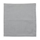CONJUNTO COM 2 GUARDANAPOS PONTO AJOUR ALGODAO LUXO CINZA CLARO 40x40CM ROYAL DECOR