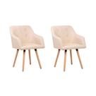 Conjunto com 2 Poltronas Lilian Bege