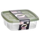 Conjunto Com 2 Potes Quadrados Graduados Para Alimentos 1,7L