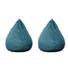 Conjunto com 2 Puffs Confort Pêra Blue Crush