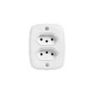 Conjunto com 2 Tomadas 2p+t 20a 250v, com Placa de Sobrepor