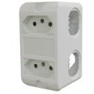 Conjunto com 2 Tomadas de 10 Amperes Poliwetzel PVC - E017212029 - WETZEL