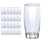 Conjunto com 24 Copos de Vidro 370ml Florence Transparente