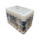 Conjunto com 24 unidades Cola Bastão Branca de UsoEste display com 24 unidades de cola branca em bastão (9g) é perfeito
