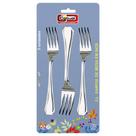 Conjunto com 3 garfos de mesa em inox catuai