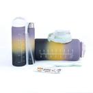 Conjunto com 3 Garrafas Verde Claro Fresh Time