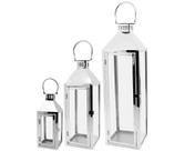 Conjunto Com 3 Luminárias Zummi Marroquina Inox Com Alça