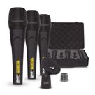 Conjunto com 3 Microfones Profissionais SKP Pro 33K
