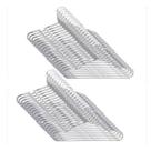Conjunto Com 30 Peças Cabides Adulto Acrílico Transparente