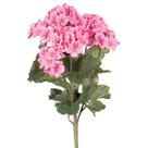 Conjunto com 4 Arbustos Artificiais de Gerânio Coral 46 cm Vickerman
