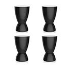 Conjunto com 4 Bancos Argo Preto