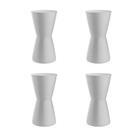 Conjunto com 4 Bancos Dub Branco