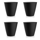 Conjunto com 4 Bancos Fluor Preto