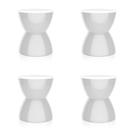 Conjunto com 4 Bancos Hydro Branco