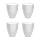 Conjunto com 4 Bancos Moly Branco