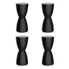 Conjunto com 4 Banquetas Bery II Preto