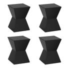 Conjunto com 4 Banquetas Nitro Preto