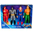 Conjunto com 4 Bonecos Herois da DC de 24CM SUNNY