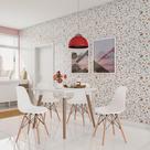 Conjunto com 4 Cadeiras Norwich Branco