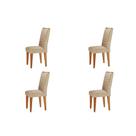 Conjunto Com 4 Cadeiras Para Sala de Jantar Liz Rufato