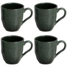 Conjunto Com 4 Canecas Orgânico Arauco Verde 273ml Porto Brasil