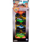 Conjunto com 4 Carrinhos Monster TRUCKS 1:72 SUNNY 3344