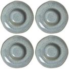 Conjunto Com 4 Pratos De Massa Orgânico Green Granite 450Ml Porto Brasil