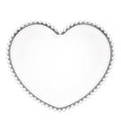 Conjunto Com 4 Pratos Em Cristal Coração Pearl Wolff
