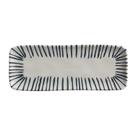 Conjunto com 4 Travessas Retangular Média Orgânico Elemento 33x13cm