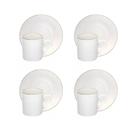 Conjunto com 4 Xícaras Royal Em Porcelana Com Pires Café Chá 90ml