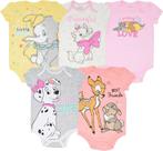 Conjunto com 5 Bodies Disney para Bebês Meninas 6-9 Meses