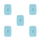 Conjunto com 5 Interruptor de 1 Tecla Simples com Placa 4x2 Conjunto com 5 Interruptor de 1 Tecla Simples com Placa 4x2