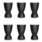 Conjunto com 6 Bancos Argo Preto Conjunto com 6 Bancos Argo Preto