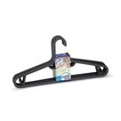 Conjunto com 6 Cabides Tintureiros Arthi - Preto