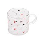 Conjunto com 6 Canecas Love 125ml em vidro Borossilicato 1910 Lyor