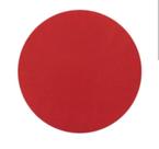 Conjunto com 6 capas de suplar vermelho liso tecido