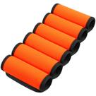 Conjunto com 6 Embalagens de Bagagem Impermeáveis - Neoprene Laranja Brilhante
