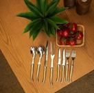 Conjunto com 6 Garfos em Inox Champagne Laguiole