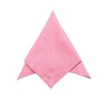 Conjunto com 6 guardanapos liso rosa chiclete