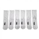 Conjunto com 6 Pares de Meias Brancas Malharia Circular Tamanho: 34-38 - Basic+