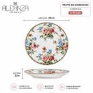 Conjunto com 6 Pratos de Sobremesa Alleanza em Cerâmica Floral Romantica 20cm Conjunto com 6 Pratos de Sobremesa Alleanza em Cerâmica Floral Romantica 20cm