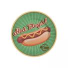 Conjunto com 6 Pratos de Sobremesa Hot Dog Colecionável Ø21cm