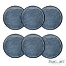 Conjunto Com 6 Pratos De Sobremesa Night Sky Porto Brasil